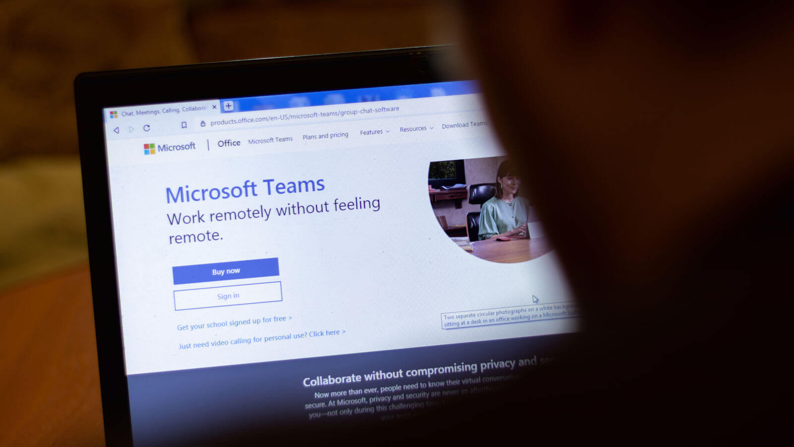 Microsoft Teams vulnerability was found in the online collaboration