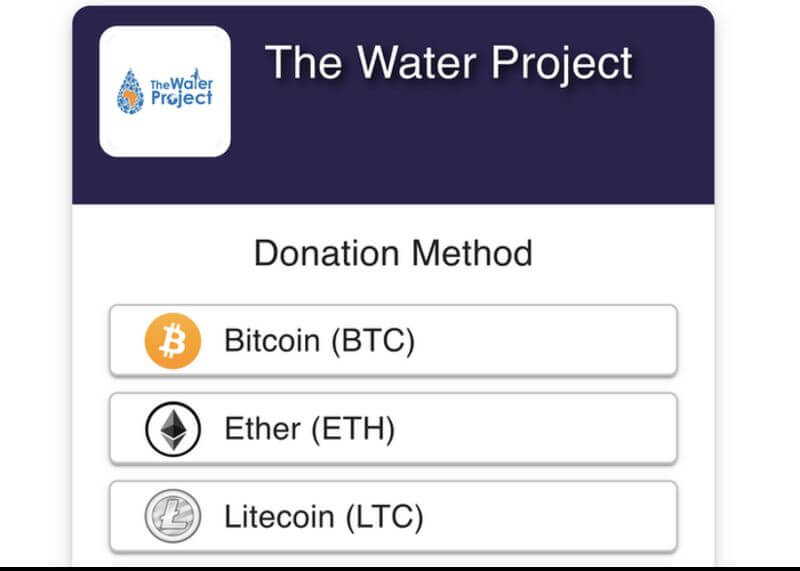 Bitcoin donations